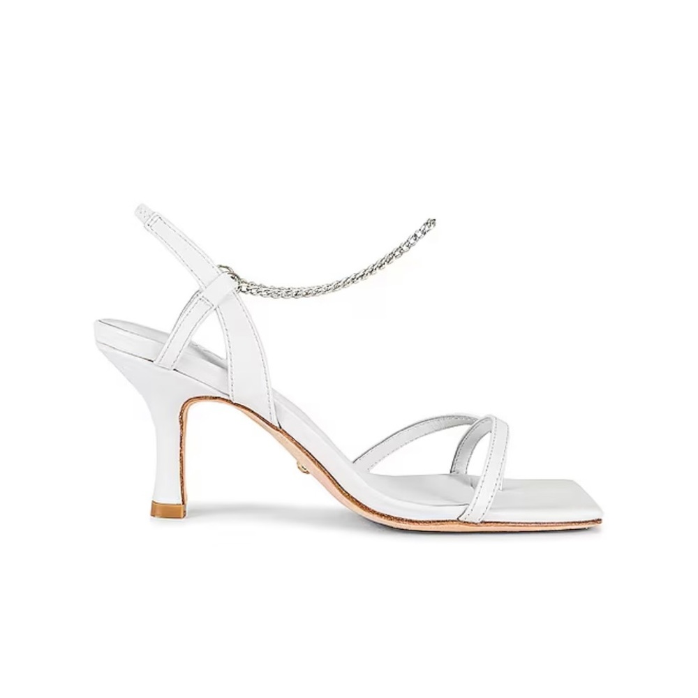 New Raye White Heels Size 8